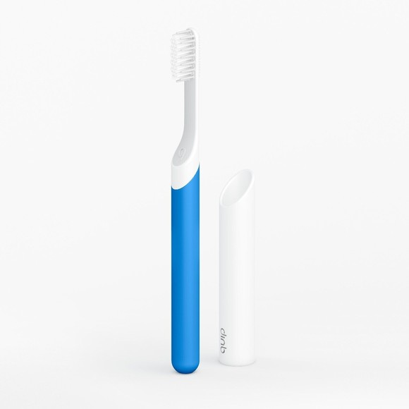 Quip Electric Toothbrush Blue Plastic Electric Brush with Travel Cover New - Picture 2 of 2